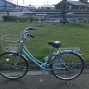 レンタサイクルが便利でした。