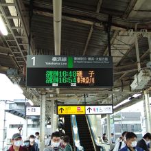 根岸線直通の磯子行きもあります