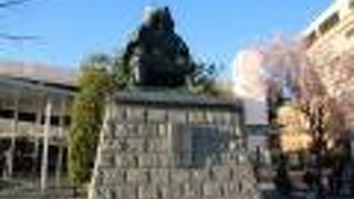 甲府駅南口に鎮座しています