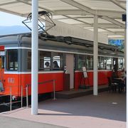 箱根登山鉄道の引退車両を見ながら！