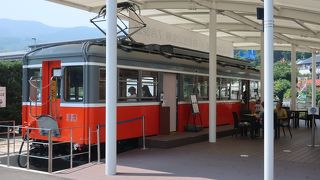 箱根登山鉄道の引退車両を見ながら！