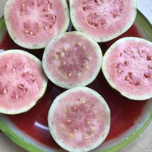 香り高いピンクのグアバ