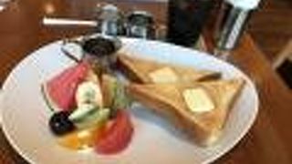 モーニングで果物