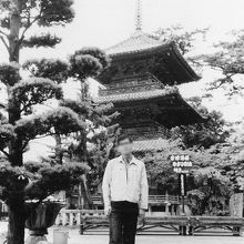 道成寺三重塔にて