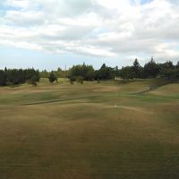 部屋からはゴルフ場しか見えません。