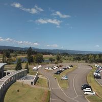 別館7階、エレベーターホールからの眺めです。