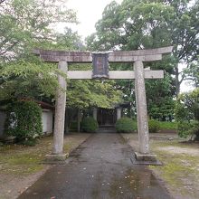 鳥居の様子です。