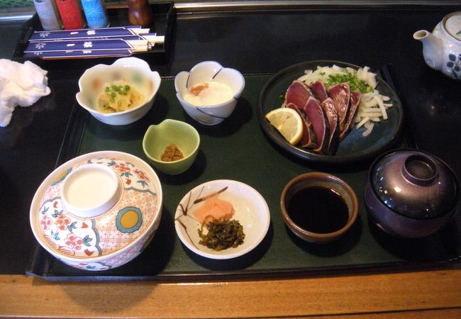 枕崎駅前のかつおも食べられる和食店