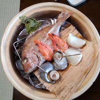 夕食の宝楽焼き