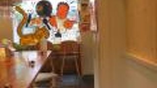 混んでいました