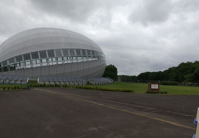 中標津空港近くの巨大な公園