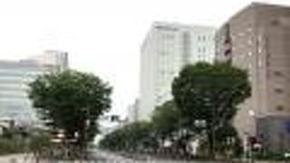 仙台駅東口から延びる大通り