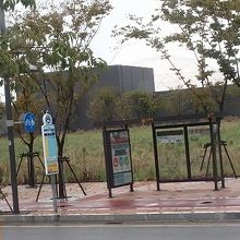 路線バスの停留所
