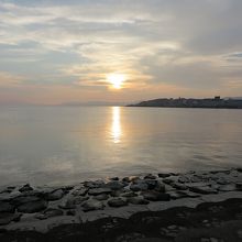 日没時間が近づいてきました