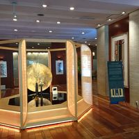 ロビーに茶室があった