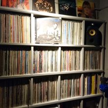 レコードがびっしり
