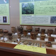 民俗資料館内の展示物