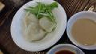 水餃子をおともに