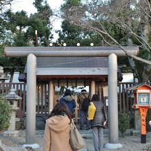 伊勢神宮の造りを再現した神殿