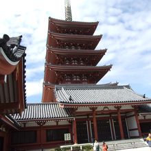浅草寺五重の塔