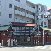 府中市役所前の交差点