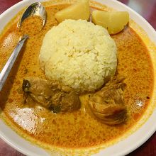 カリーセットのスリランカカリー(サラダ、ドリンクは別途の写真