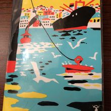 川西英さんのハイカラなイラストが素敵なメニュー表紙