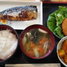 焼きさば定食