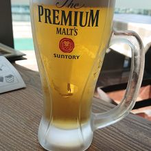 暑かったので生ビールはおいしい