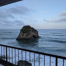 バルコニーからの二ツ島