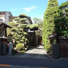 入り口の様子です。