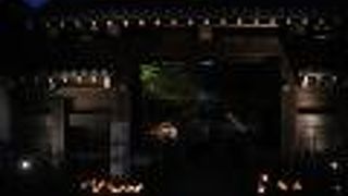 和歌山城まちなかキャンドルイルミネーション 竹燈夜