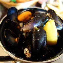ムール貝、美味しかったです。