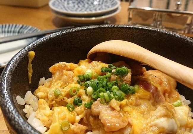 親子丼がおいしかった。