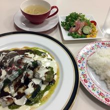 ポークのラクレット仕立て