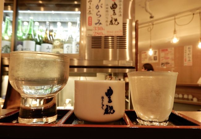 奈良の老舗酒蔵が手がける立ち飲み日本酒バー