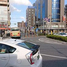 蘇我駅東口ロータリーより