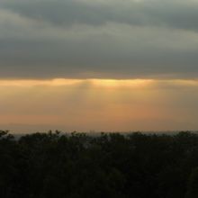 夕日