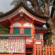 上宮の左側にある小さな神社