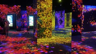 光のアートが素晴らしい