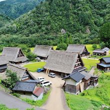 菅沼合掌集落の全景