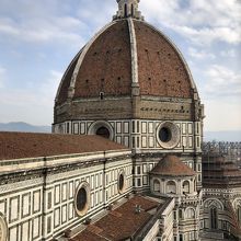 鐘楼からドゥオーモを見る