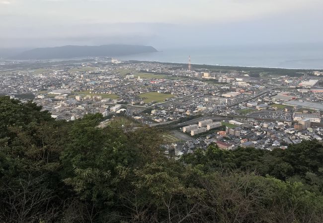 延岡の町一望、愛宕山展望台