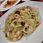 一番人気は皿うどん。