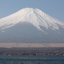 山中湖より見た富士山