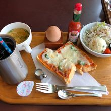 500円ぐらいと、お得なモーニング！