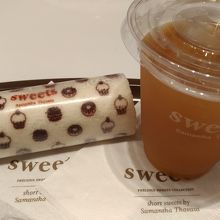 ケーキとドリンクセット