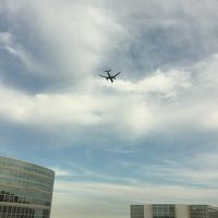 結構飛行機飛んでますね～。