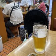 成増駅:念願の餃子ビール