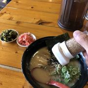 月に一度は行きたくなる豚骨ラーメン